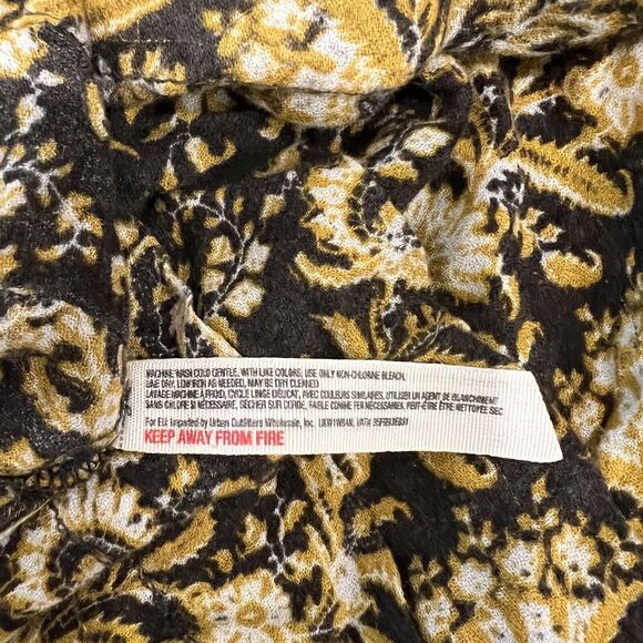 Intimately Free People Multicolor Paisley Printed Ruffle Boho Tank Top Sz Med - Picture 8 of 8